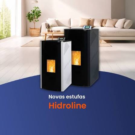 Estufa a pellets Solius hidro para aquecimento central